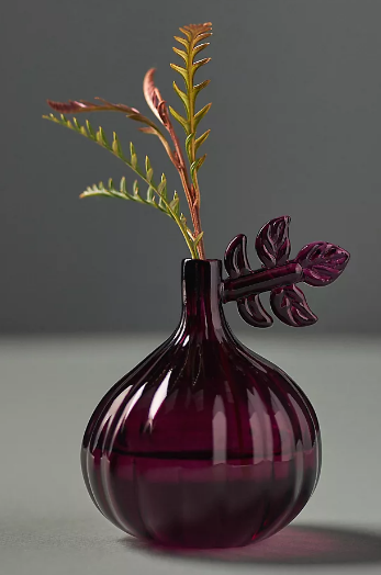 Harvest Glass Bud Vase